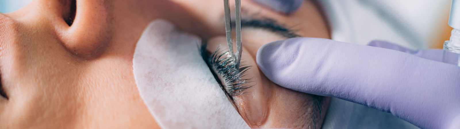 Cosmetologist Doing Lash Lifting